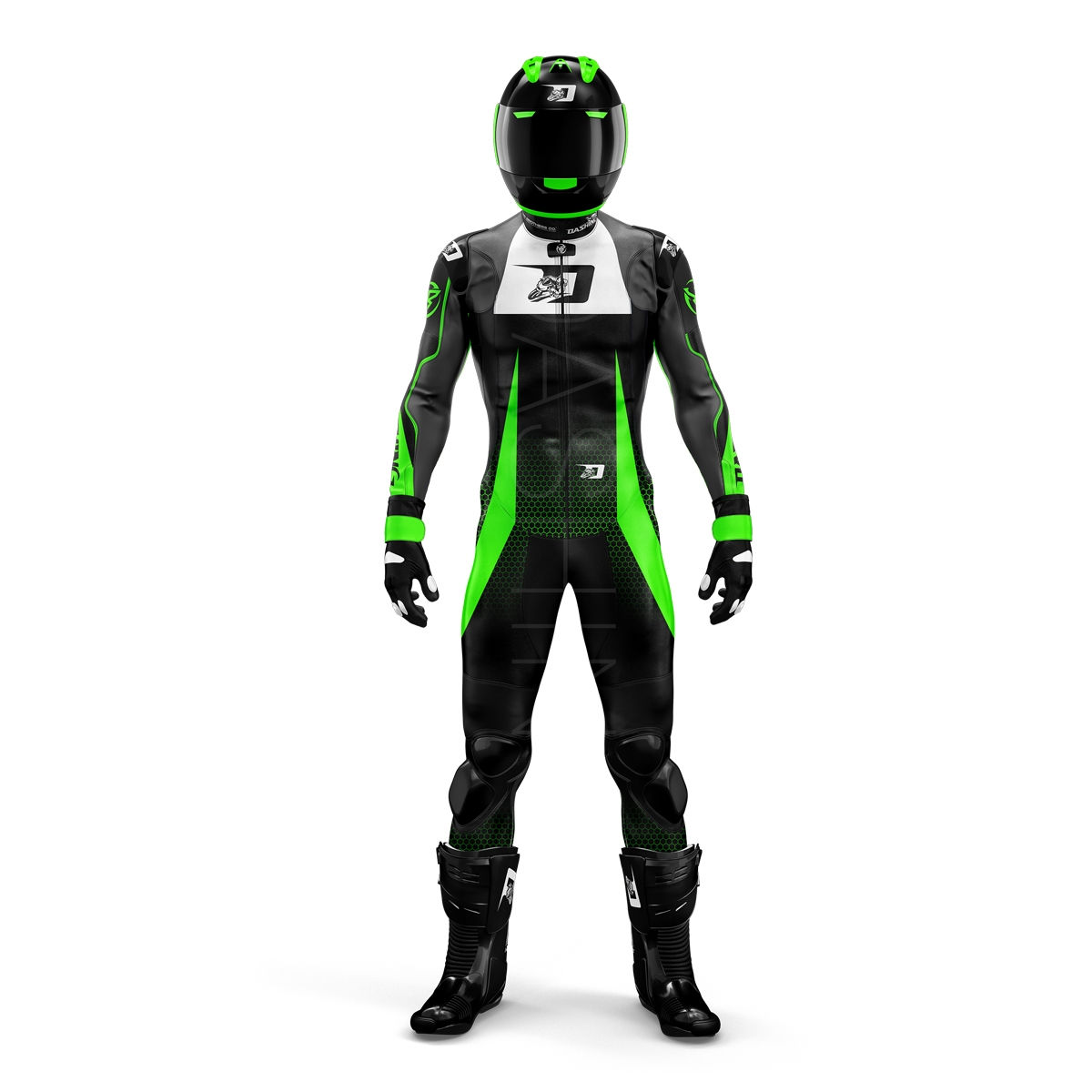 Dashing One Piece Motorbike Leather Suit